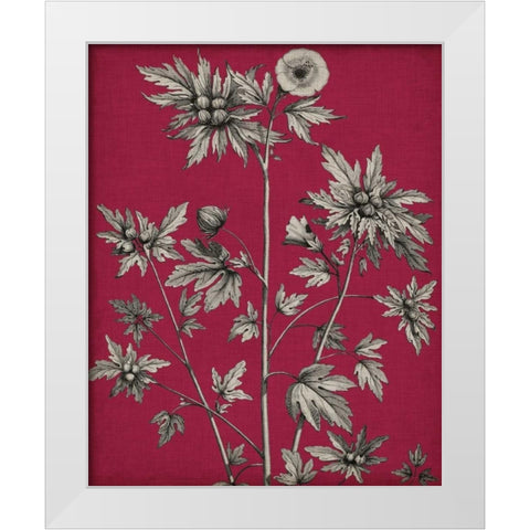 Vivid Chintz II White Modern Wood Framed Art Print by Vision Studio