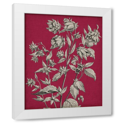 Vivid Chintz III White Modern Wood Framed Art Print by Vision Studio