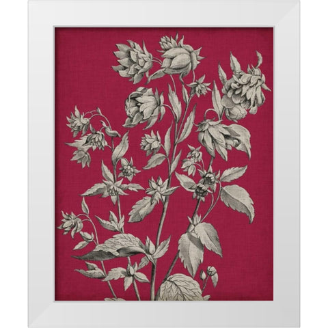 Vivid Chintz III White Modern Wood Framed Art Print by Vision Studio