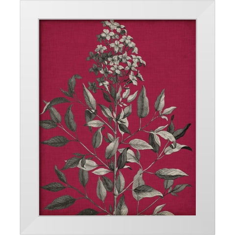 Vivid Chintz IV White Modern Wood Framed Art Print by Vision Studio