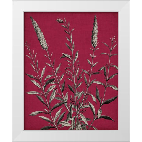 Vivid Chintz V White Modern Wood Framed Art Print by Vision Studio