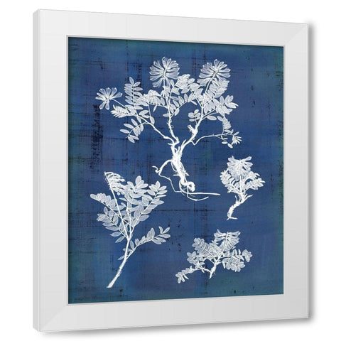 Natures Imprint II White Modern Wood Framed Art Print by Vision Studio