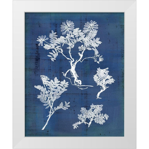 Natures Imprint II White Modern Wood Framed Art Print by Vision Studio