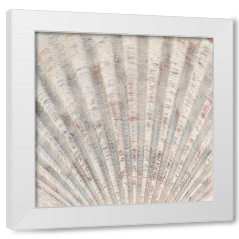 Organic Elements I White Modern Wood Framed Art Print by Vision Studio
