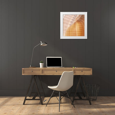 Organic Elements III White Modern Wood Framed Art Print by Vision Studio
