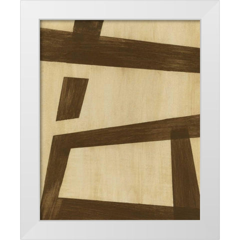 Inversion I White Modern Wood Framed Art Print by Vision Studio
