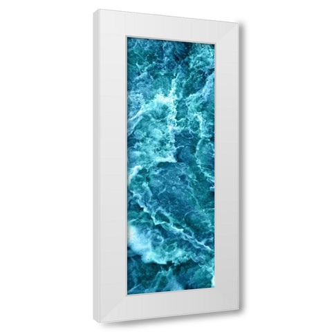 Sea Spray III White Modern Wood Framed Art Print by Vision Studio