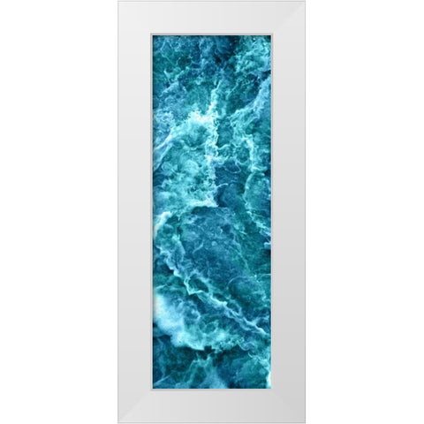 Sea Spray III White Modern Wood Framed Art Print by Vision Studio