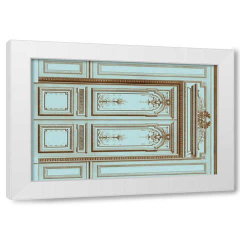 French Salon Doors I White Modern Wood Framed Art Print by Vision Studio