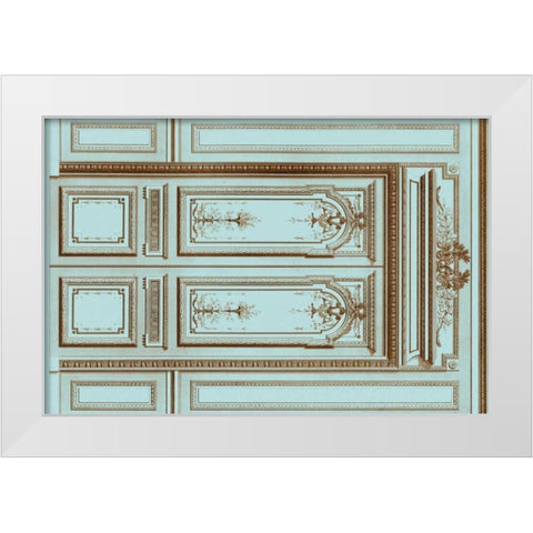 French Salon Doors I White Modern Wood Framed Art Print by Vision Studio
