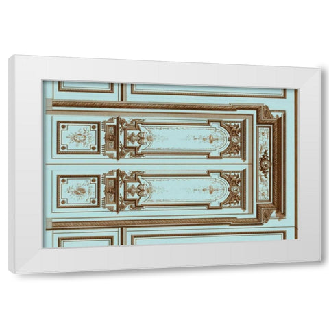 French Salon Doors II White Modern Wood Framed Art Print by Vision Studio