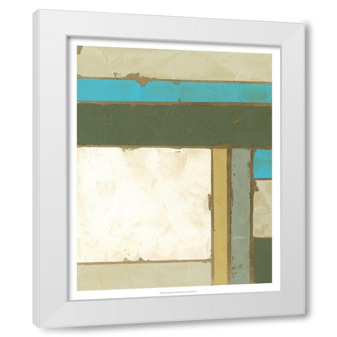 Weathered Paneling I White Modern Wood Framed Art Print by Goldberger, Jennifer