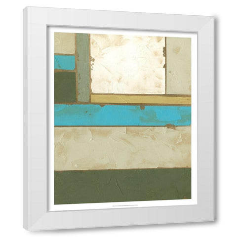 Weathered Paneling II White Modern Wood Framed Art Print by Goldberger, Jennifer