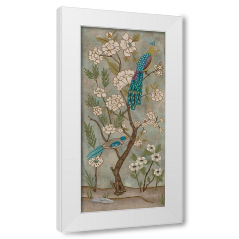 Gardenia Chinoiserie II White Modern Wood Framed Art Print by Zarris, Chariklia