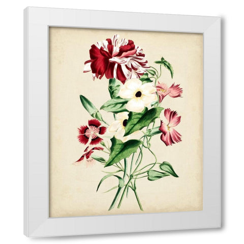 Natures Romance VI White Modern Wood Framed Art Print by Vision Studio