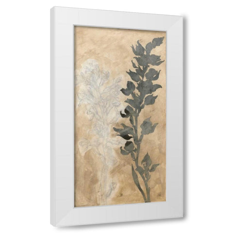 Contrary I White Modern Wood Framed Art Print by Meagher, Megan