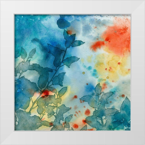 Color Play I White Modern Wood Framed Art Print by Meagher, Megan