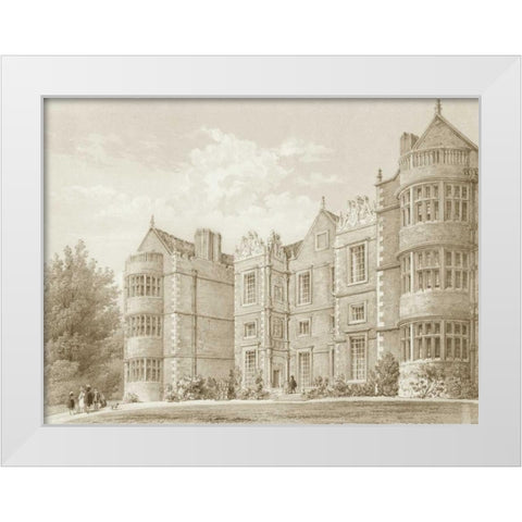 Burton Agnes Yorkshire White Modern Wood Framed Art Print by Richardson