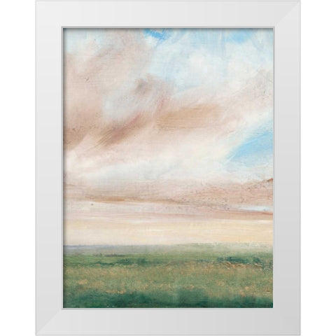 Sky Line IV White Modern Wood Framed Art Print by OToole, Tim
