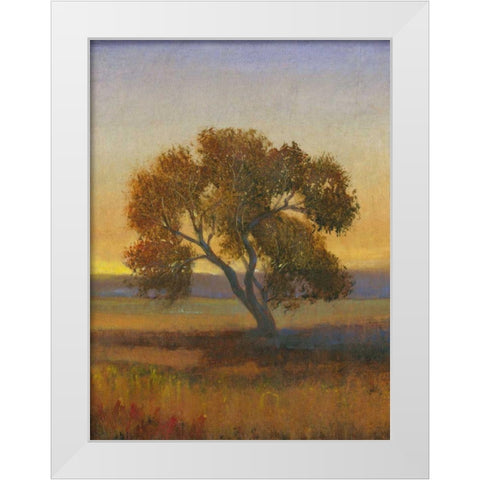 Firelight I White Modern Wood Framed Art Print by OToole, Tim