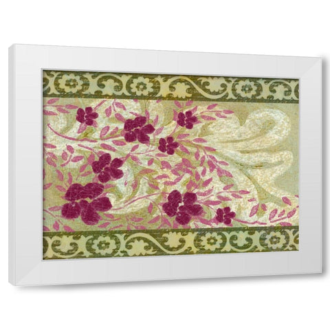 Rococo Celebration II White Modern Wood Framed Art Print by Vision Studio