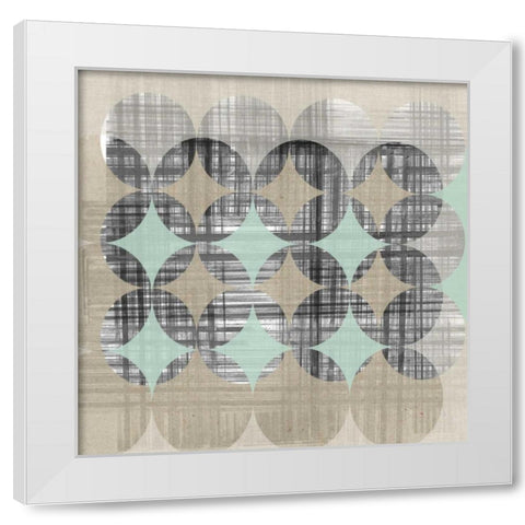 New Pattern II White Modern Wood Framed Art Print by Goldberger, Jennifer