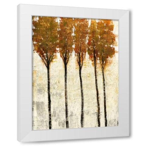 Crystal Canopy I White Modern Wood Framed Art Print by OToole, Tim
