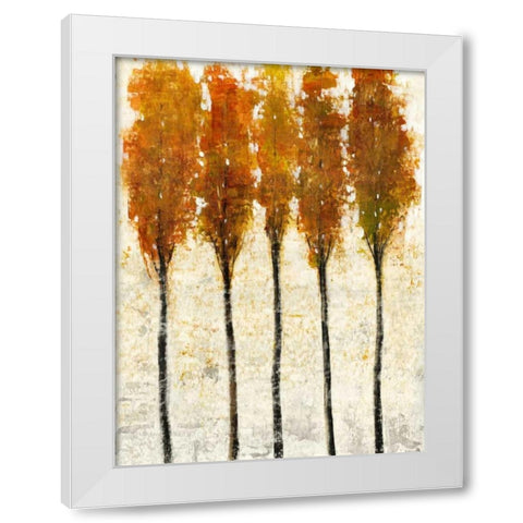 Crystal Canopy II White Modern Wood Framed Art Print by OToole, Tim