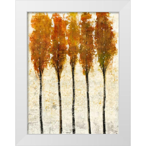 Crystal Canopy II White Modern Wood Framed Art Print by OToole, Tim