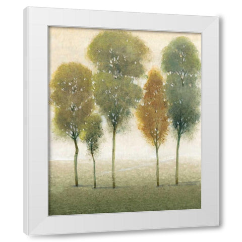 Beyond the Trees I White Modern Wood Framed Art Print by OToole, Tim