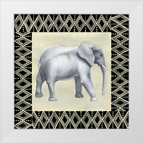 Wild Safari II White Modern Wood Framed Art Print by Popp, Grace