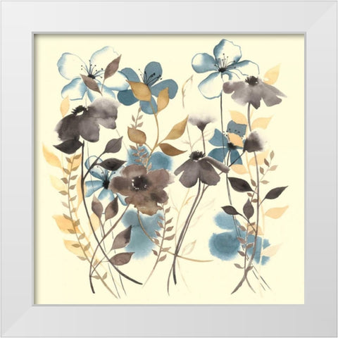 Garden Flicker II White Modern Wood Framed Art Print by Popp, Grace