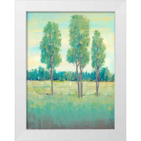 Spring Day I White Modern Wood Framed Art Print by OToole, Tim