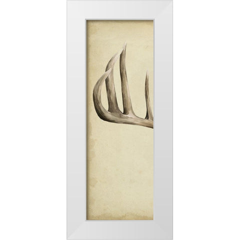 Triptych Whitetail I White Modern Wood Framed Art Print by Popp, Grace