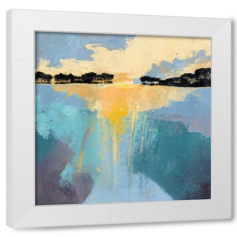 Back Bay Sun I White Modern Wood Framed Art Print by Popp, Grace