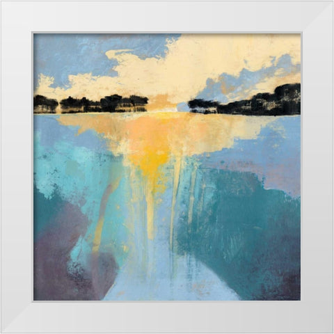 Back Bay Sun I White Modern Wood Framed Art Print by Popp, Grace