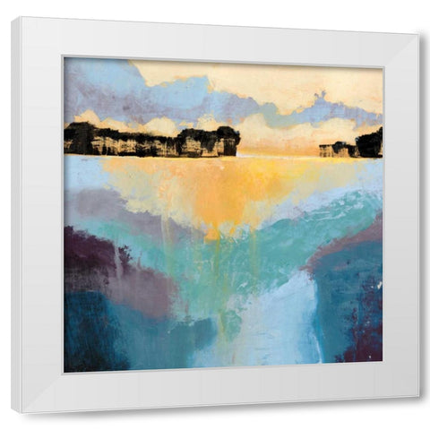 Back Bay Sun II White Modern Wood Framed Art Print by Popp, Grace