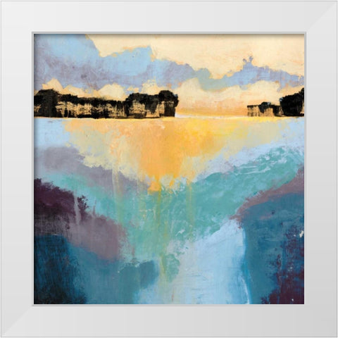 Back Bay Sun II White Modern Wood Framed Art Print by Popp, Grace