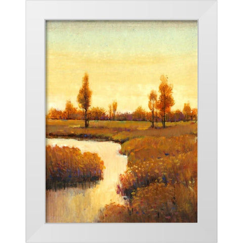 Spring Water II White Modern Wood Framed Art Print by OToole, Tim