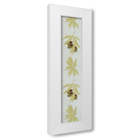Mediterranean Olive Oil Collection D White Modern Wood Framed Art Print by Popp, Grace