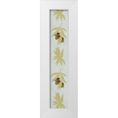 Mediterranean Olive Oil Collection D White Modern Wood Framed Art Print by Popp, Grace