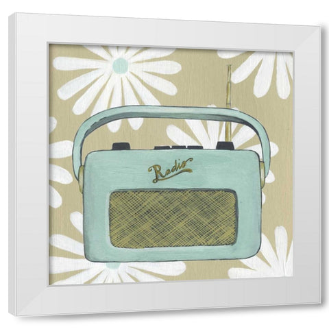 Retro Tech Collection G White Modern Wood Framed Art Print by Popp, Grace