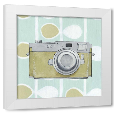 Retro Tech Collection H White Modern Wood Framed Art Print by Popp, Grace