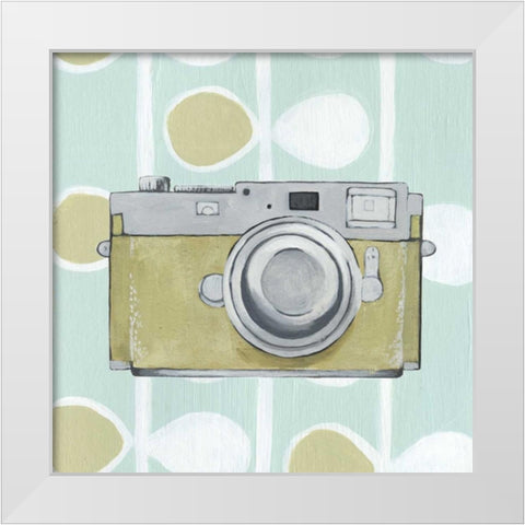 Retro Tech Collection H White Modern Wood Framed Art Print by Popp, Grace