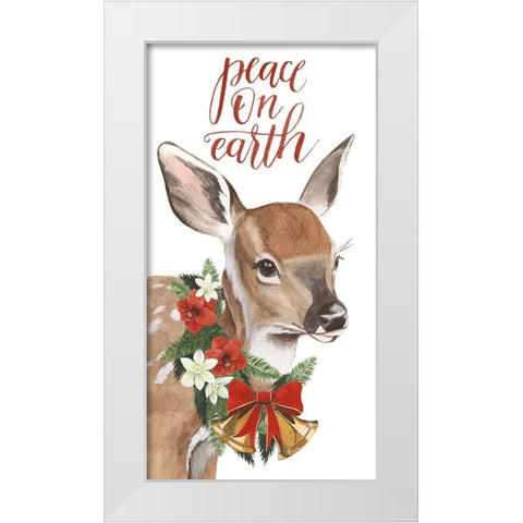 Yuletide Darlings Collection B White Modern Wood Framed Art Print by Popp, Grace