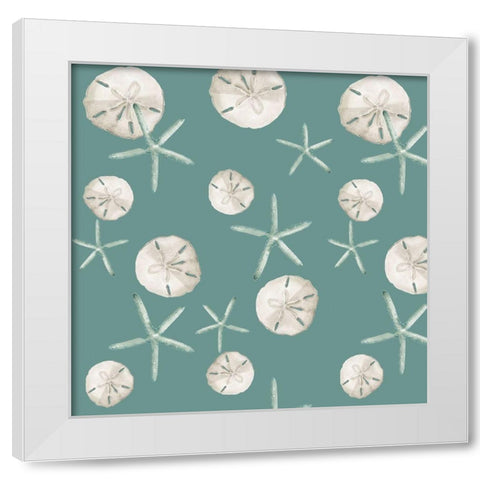 Coastal Vibes Collection G White Modern Wood Framed Art Print by Parker, Jennifer Paxton