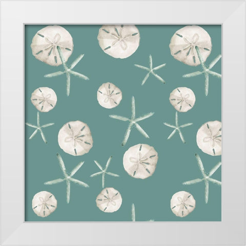 Coastal Vibes Collection G White Modern Wood Framed Art Print by Parker, Jennifer Paxton
