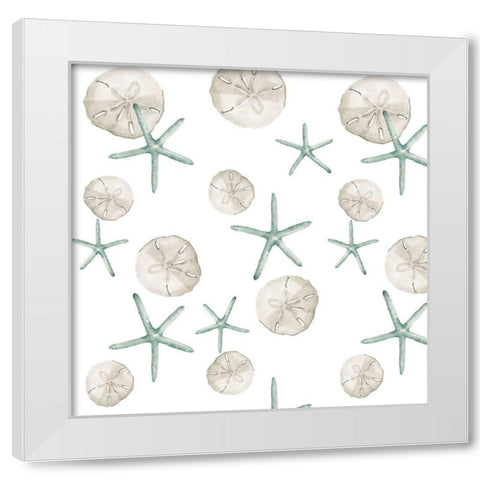 Coastal Vibes Collection I White Modern Wood Framed Art Print by Parker, Jennifer Paxton