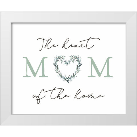 Heart of the Home II White Modern Wood Framed Art Print by Tyndall, Elizabeth