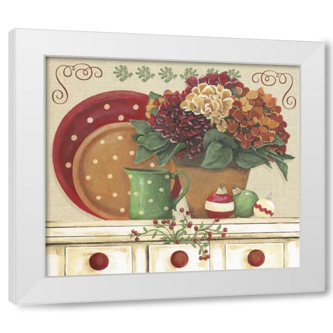 Setting the Season White Modern Wood Framed Art Print by Moulton, Jo